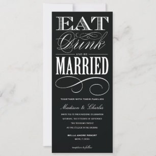 & SE CASAR ESTILO 2 DO CONVITE À CASAMENTO