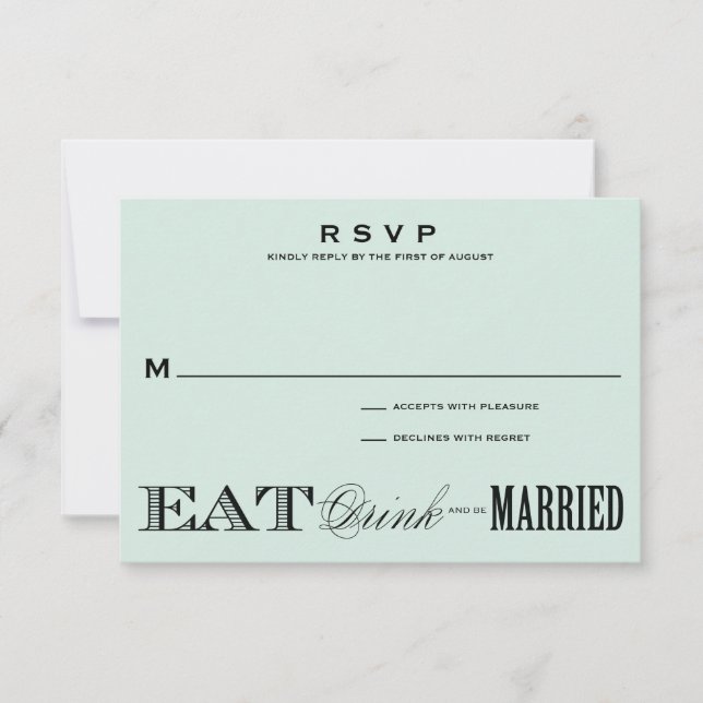 & SE CASAR | RSVP 3,5 x 5 (Frente)