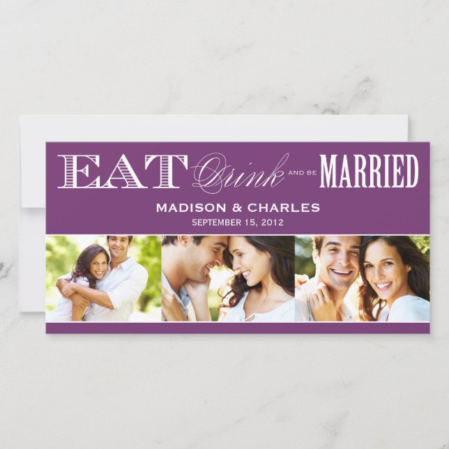 & SE CASAR | SALVAR O ANÚNCIO DE DATA (Frente)