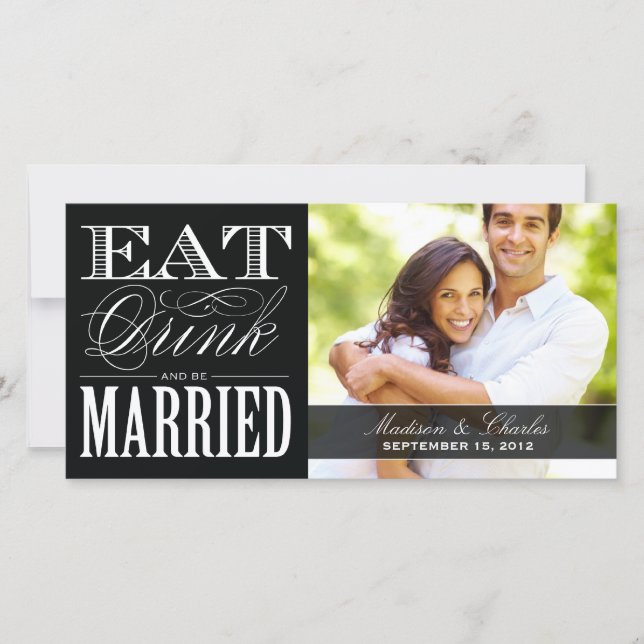 & SE CASAR | SALVAR O ANÚNCIO DE DATA (Frente)