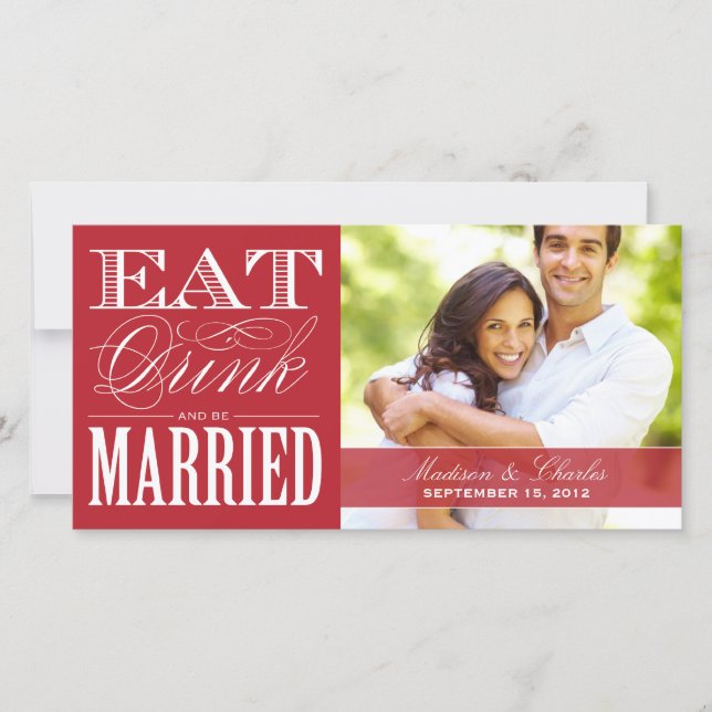 & SE CASAR | SALVAR O ANÚNCIO DE DATA (Frente)