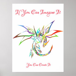 Se Conseguem Imaginar Que É Poster De Arte De Pare