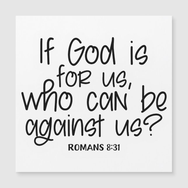 Se Deus é para nós, quem pode estar contra nós? Ro (Frente)