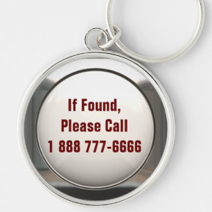 Se encontrado, chame… Chaveiro