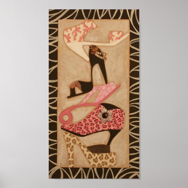 Se os Ajustados do Calçado!: Poster de Moda Divert (Frente)