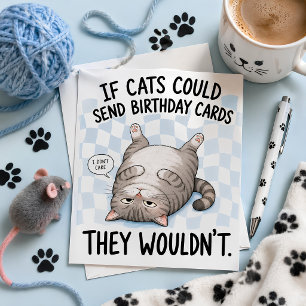 Se os gatos pudessem enviar cartões de aniversário