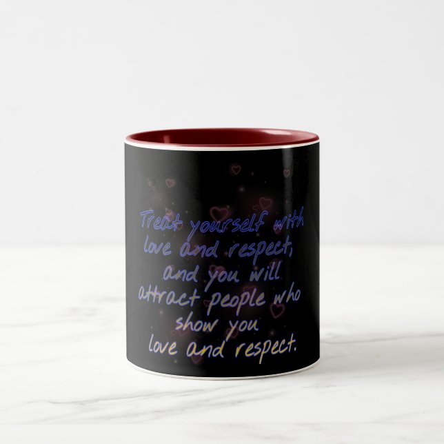se trate de amor e respeite a caneca dois. (Centro)