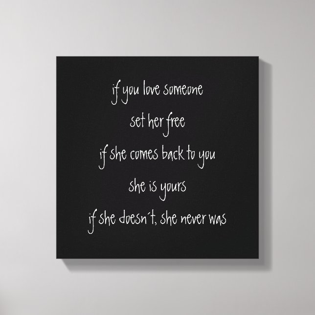 se você a ama, cite a canvas (Frente)