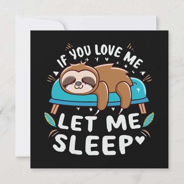 Se Você Me Ama Deixe-Me Dormir (Frente)