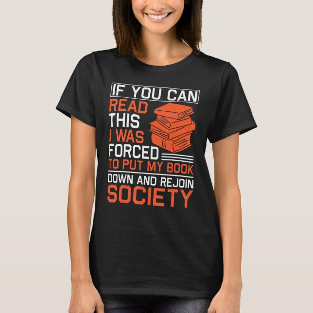 Se Você Pode Ler Esta Camisa Eu Fui Forçado a Colo (Frente)