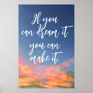 "Se você pode sonhar" Poster