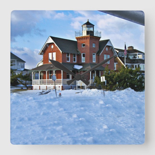Sea Girt Lighthouse, Relógio de Parede da Praça de (Frente)