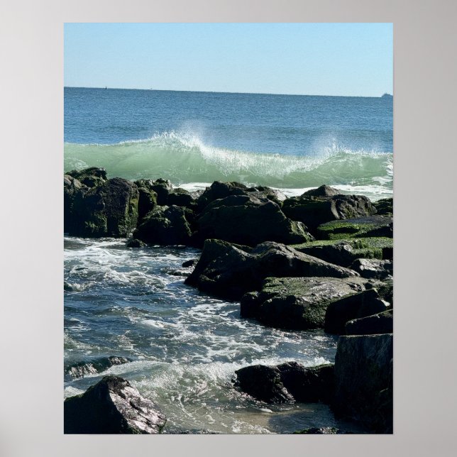 Sea Girt Ocean Poster (Frente)