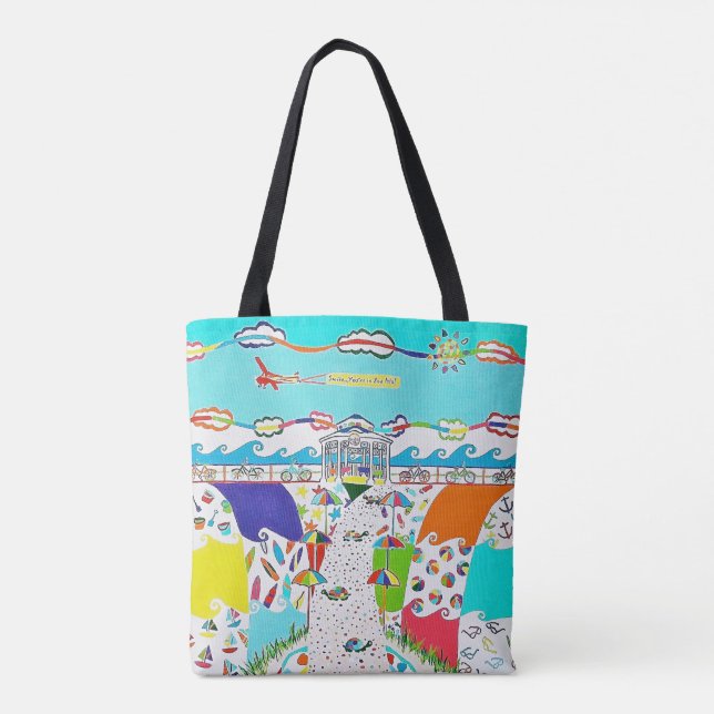 Sea Isle City Promenade Tote Bag (Verso)