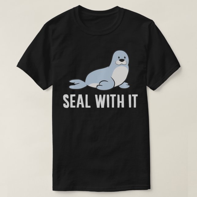 Sea Lion Pun Seal With It Pullover  (Frente do Design)