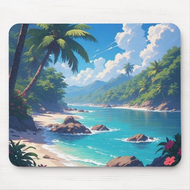 Sea Ocean Landscape Mousepad (Frente)