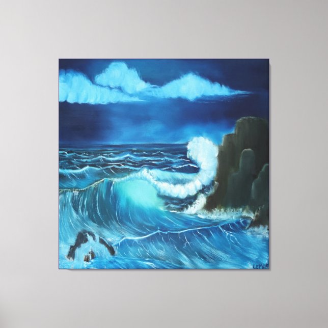 "Sea of Power" Stretch Canvas Print. (Frente)