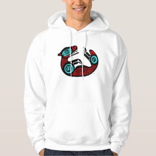 Sea Otter - Estilo NW Indígena Pullover Hoodie