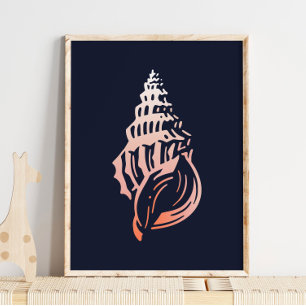 Sea Shell II Impressão   Impressão de Muralha da Z