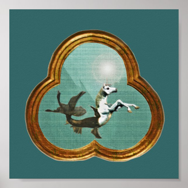 Sea Unicorn Impressão (Frente)