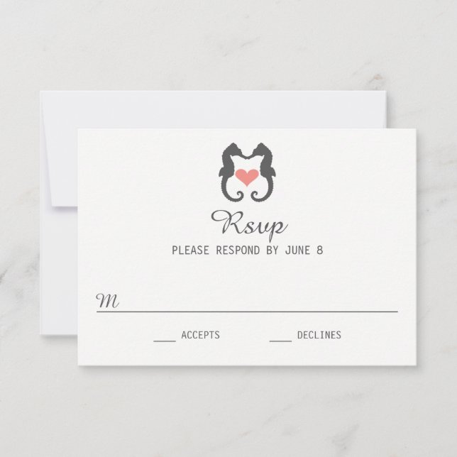 Seacavalo Heart - Placa RSVP (Frente)