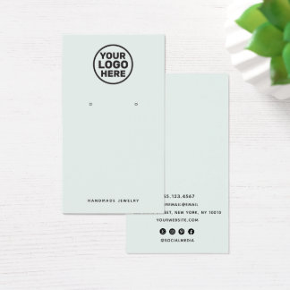 Seafoam Green Earring Adicionar Titular de Exibiçã