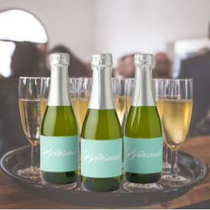 Seafoam Script Estilizado Casamento Damas de Honra