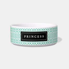 Seafoam Trellis | tigela para animais de estimação
