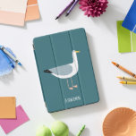 Seagull divertido<br><div class="desc">Uma gaivota pesada ao lado do oceano. Perfeito para quem ama pássaros e costa. Altere ou remova o nome a ser personalizado.</div>