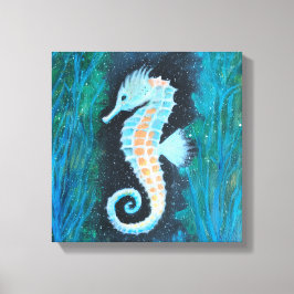 Seahorse canvas art