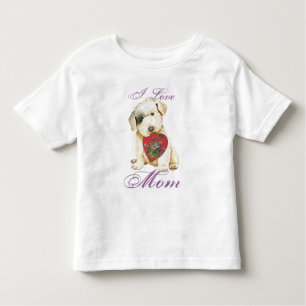 Sealyham Terrier Heart Mãe Toddler T-shirt