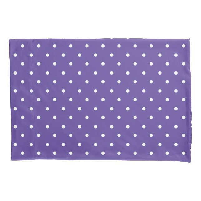 Seamless  medium purple polka dot pattern (Frente-Esquerda)