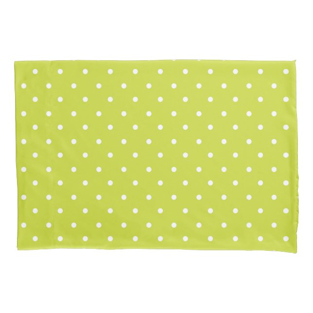 Seamless pattern  bright lime polka dot pattern (Frente-Esquerda)
