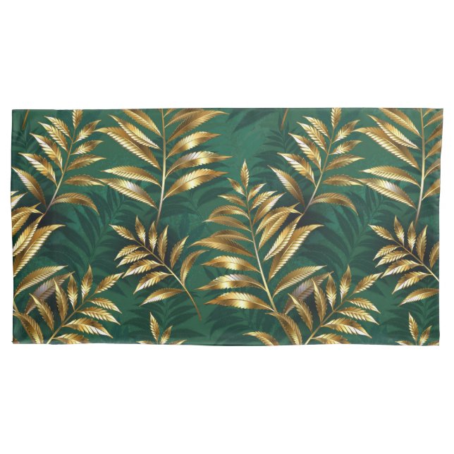 Seamless pattern with golden ferns (Frente-Esquerda)