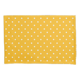 Seamless yellow-orange  polka dot  pattern 