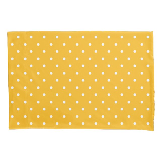 Seamless yellow-orange  polka dot  pattern  (Frente-Esquerda)