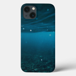 Seascape with Beach, Great Wave & Mount Sea Case