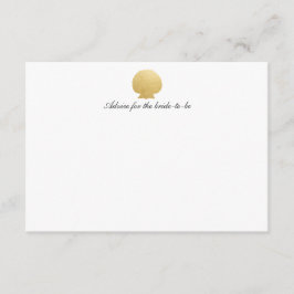 Seashell Faux Gold Foil | Conselho de Casamento Oc