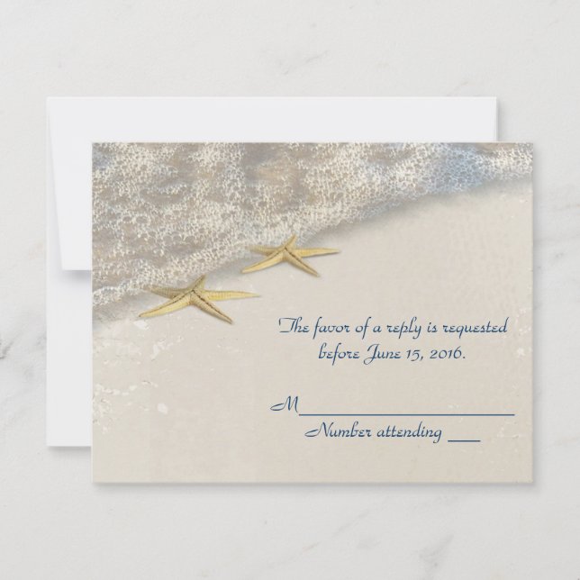 Seashore Starfish RSVP (Frente)