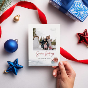 Seasons Saudações Cartão de Férias de Inverno