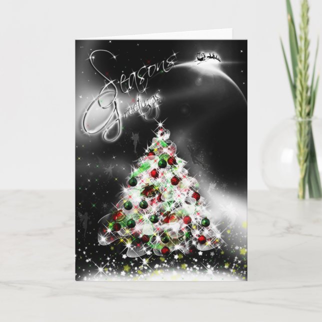 Seasons Saudações Cartão de Natal (Frente)