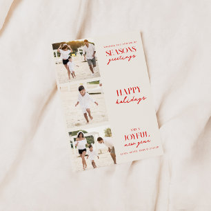 Seasons Saudações Cartão de Natal de Férias Fotos