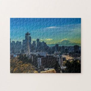 Seattle Skyline nº 9-2 Quebra-cabeça de quebra-c