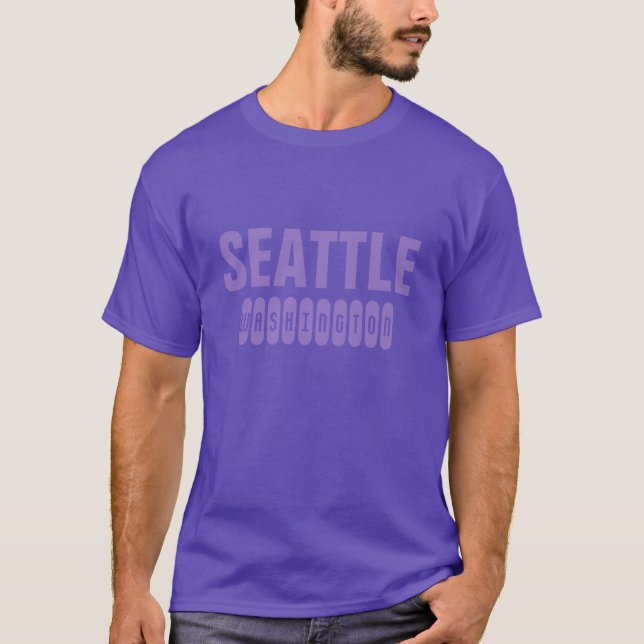 Seattle Washington shirts e jaquetas (Frente)