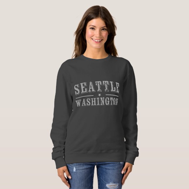 Seattle Washington T-Shirt (Frente Completa)