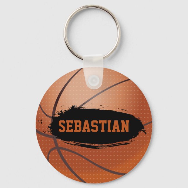 Sebastian Name Basball Chaveiro / Keyring (Frente)