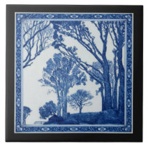 Sebes vivas, Azulejo de Arte em Cerâmica Azul Coba