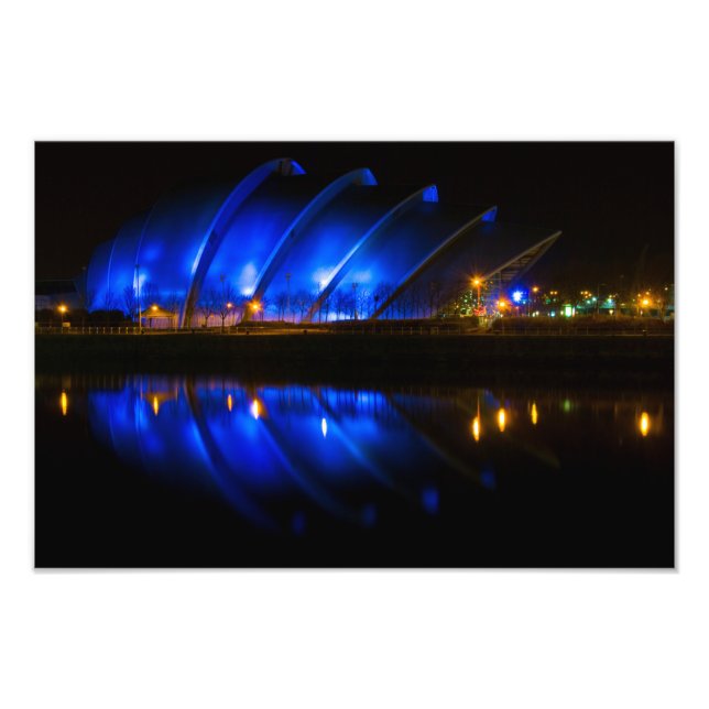 SEC Armadillo, Glasgow, impressão de Fotografia na (Frente)