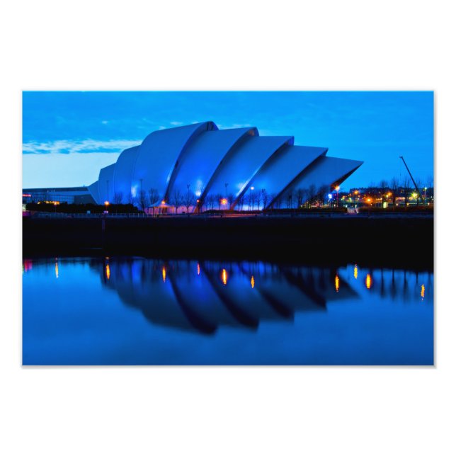 SEC Armadillo, Glasgow, impressão de Fotografia na (Frente)