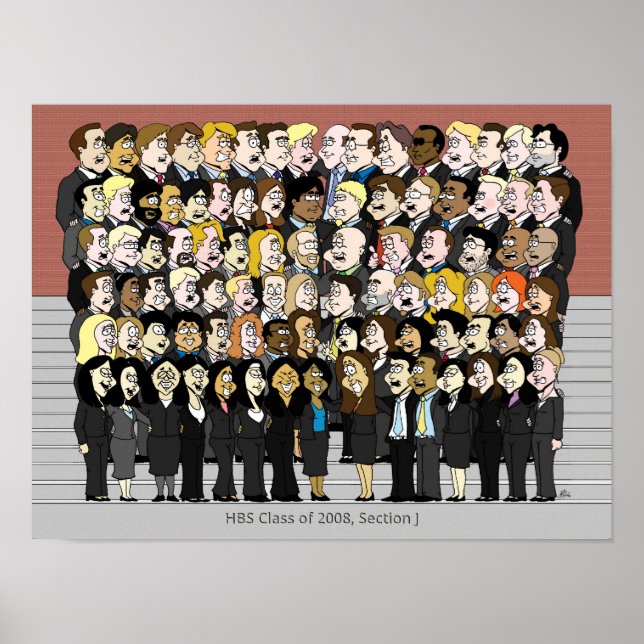 Seção J Poster de 16" x 12" (Frente)